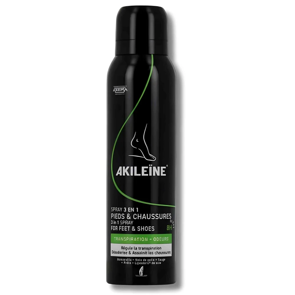 AKILEINE - SPRAY NOIR 3EN1 PIEDS & CHAUSSURES 150ML