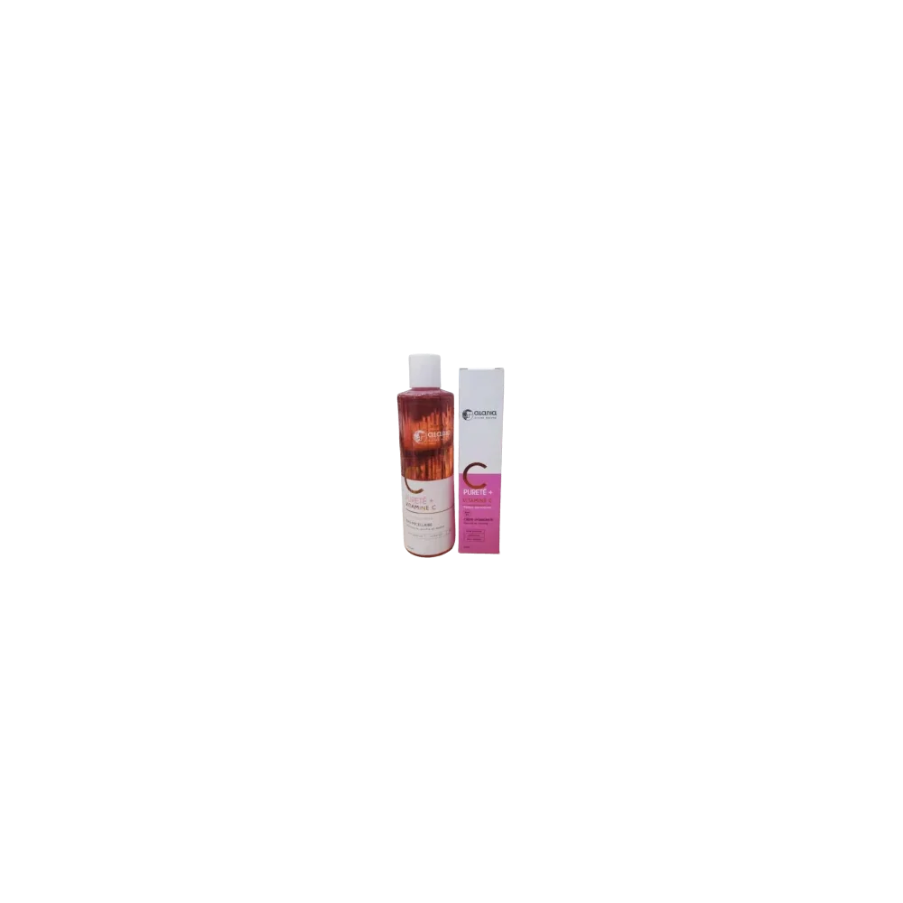 ALANIA PURETE+ VITAMINE C CREME HYDRATANTE 50ML + ALANIA PURETE+ EAU MICELLAIRE VITAMINE C 250ML