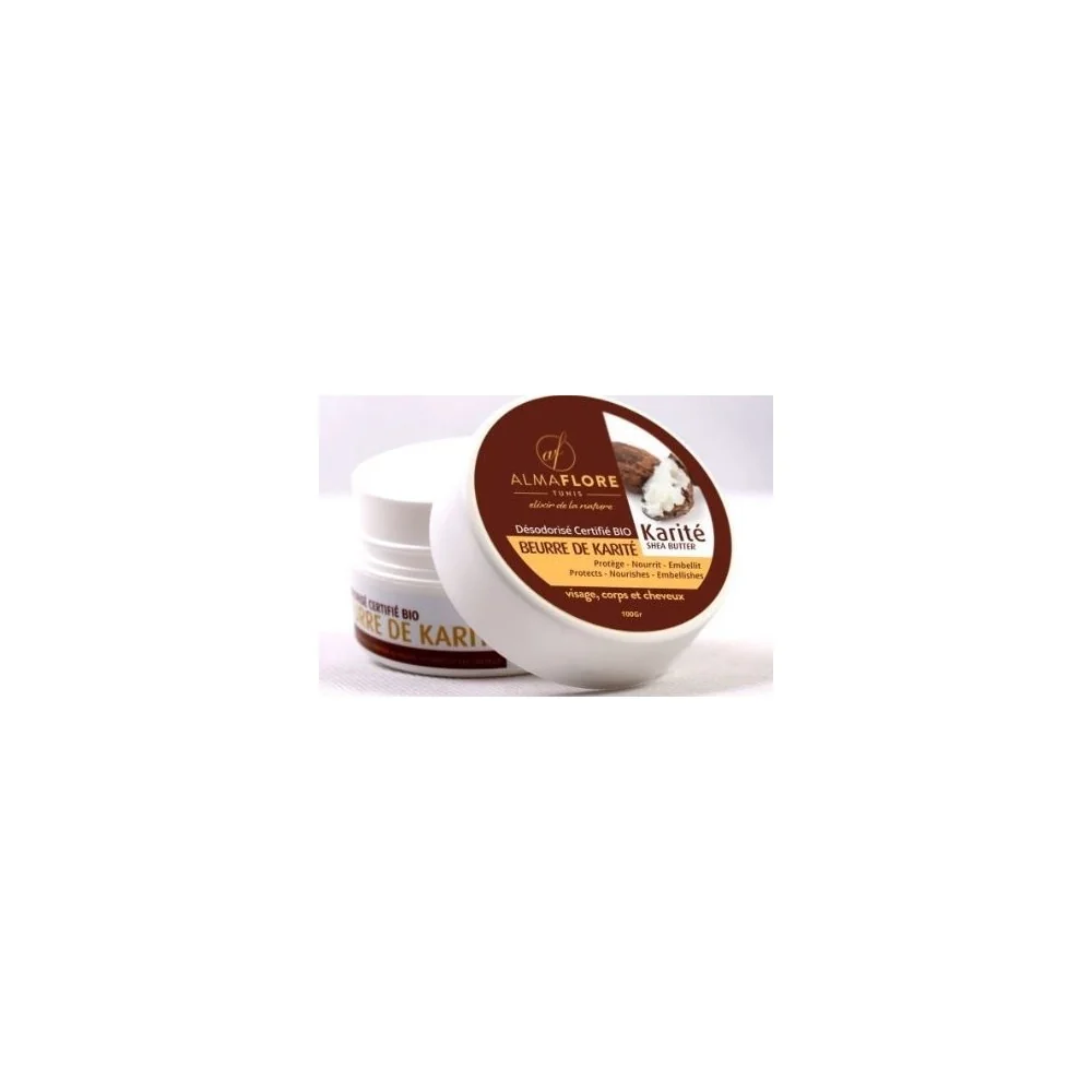 ALMAFLORE BEURRE DE KARITE YLANG YLANG ORANGE 100G
