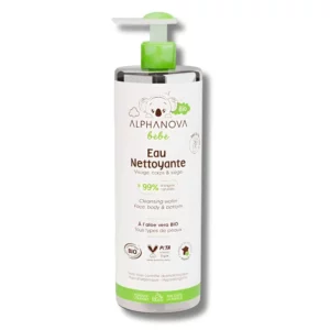ALPHANOVA - EAU NETTOYANTE BEBE VISAGE, CORPS ET SIEGE 400ML