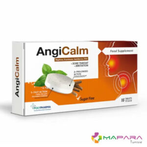 AngiCalm Reglisse 16 Comprimes a Sucer