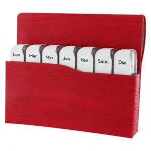 Anycare Pilulier mini Book Rouge
