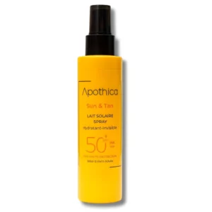 APOTHICA - LAIT SOLAIRE SPRAY "SUN & TAN" SPF50+ 150ML