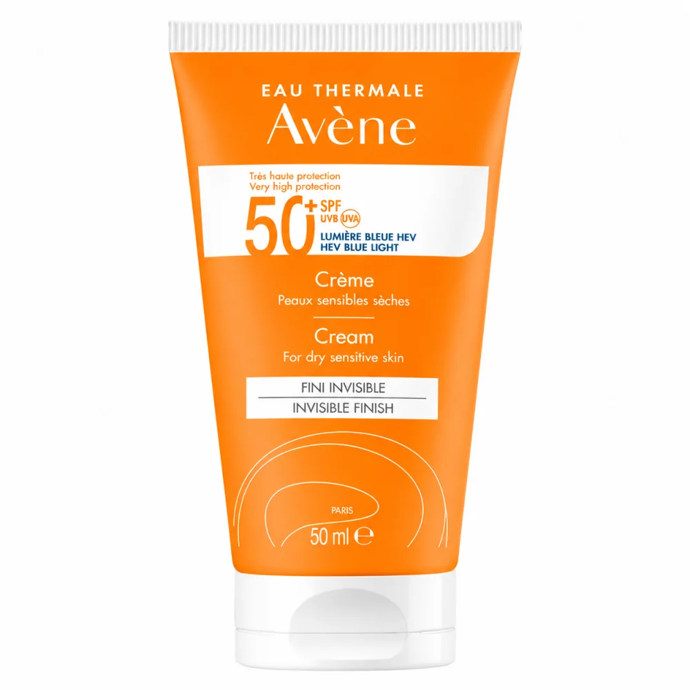 AVENE - SOIN SOLAIRE PEAUX PEAUX SENSIBLES SECHES SPF 50+ 50ML