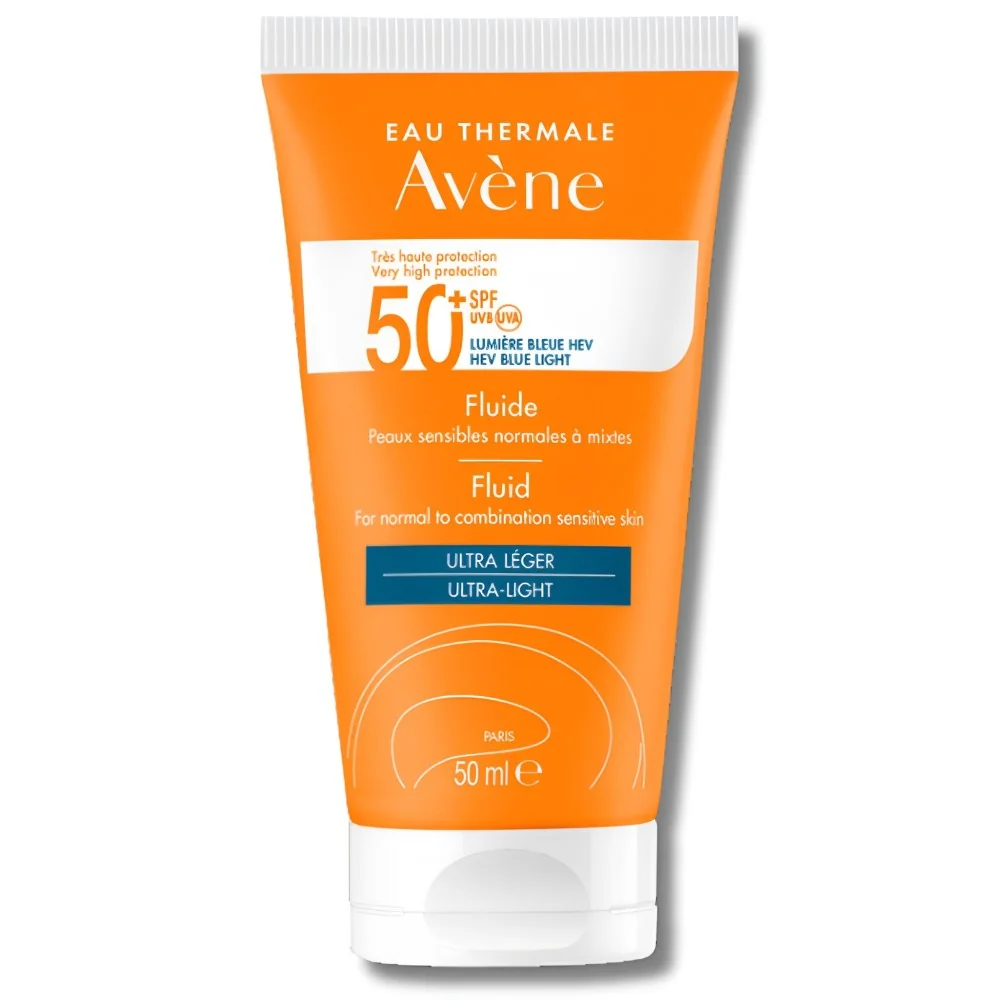 AVENE FLUIDE SPF 50+ PEAU SENSIBLE NORMALES A MIXTES 50ML