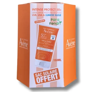 AVENE - INTENSE PROTECT SPF50+ ULTRA LARGE PHOTOPROTECTION 150ML + SAC SOLAIRE OFFERT
