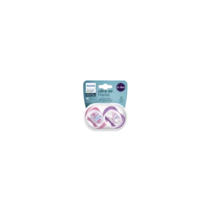 AVENT - LOT DE 2 SUCETTES ULTA AIR HAPPY 6-18MOIS