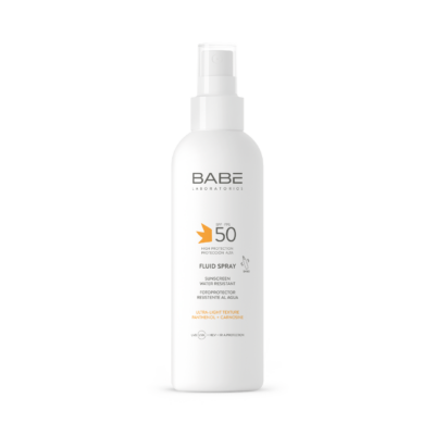 Babe Fluid Spray Solaire Resistant a l'Eau SPF50 200ml