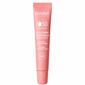 BABE LIP & CHEEK COLOR - BAUME A LEVRES REPULPANT SPF50 ROSE 20 ML