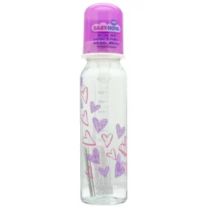 Baby Nova Biberon en Verre avec Tetine en Silicone 240ml