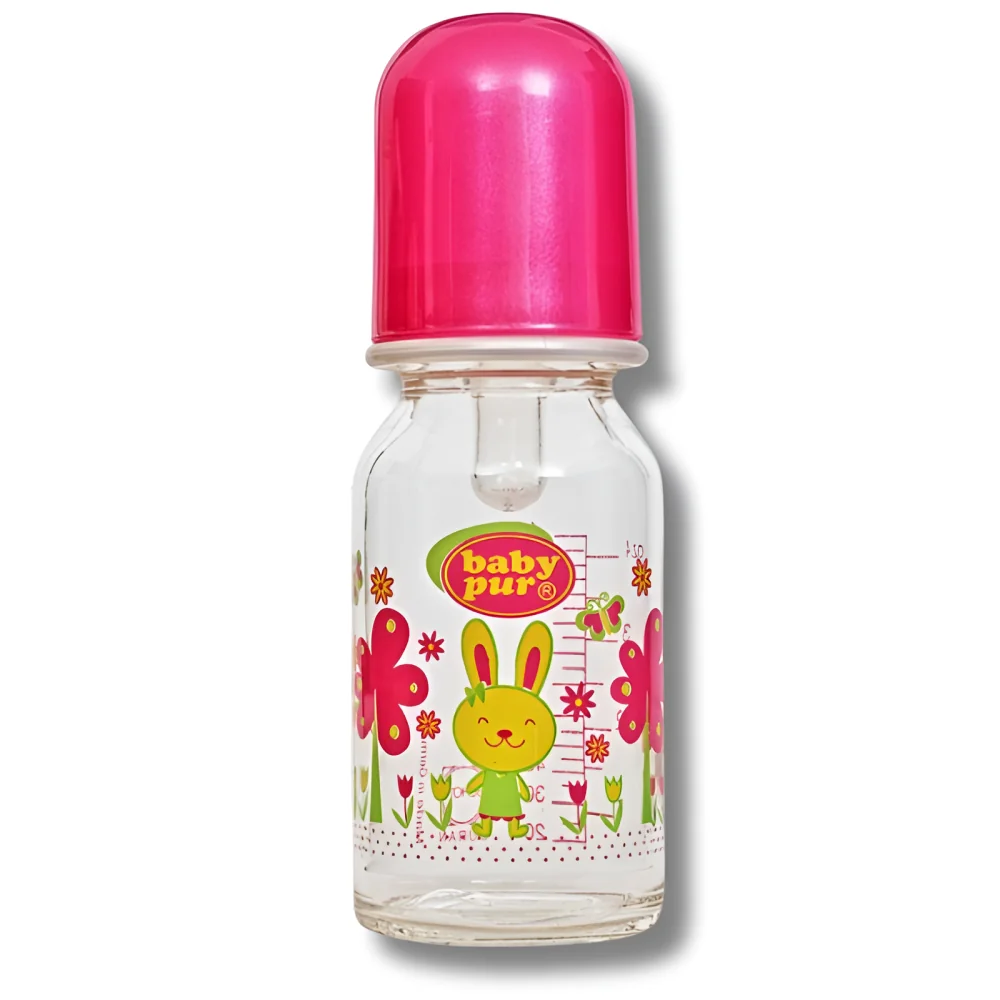 BABY PUR - BIBERON EN VERRE THERMORESISTANT 120ML