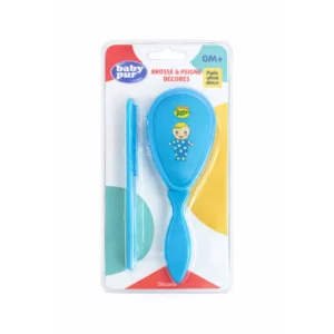 BABY PUR - BROSSE ET PEIGNE DECORES +0MOIS REF B18
