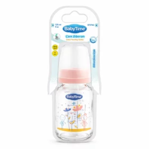 BABYTIME - BIBERON EN VERRE 0-6MOIS  125ML BT074