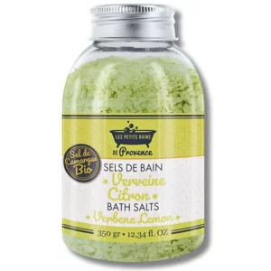 LES PETITS BAIN DE PROVENCE - SEL DE BAIN VERVEINE CITRON 350GR