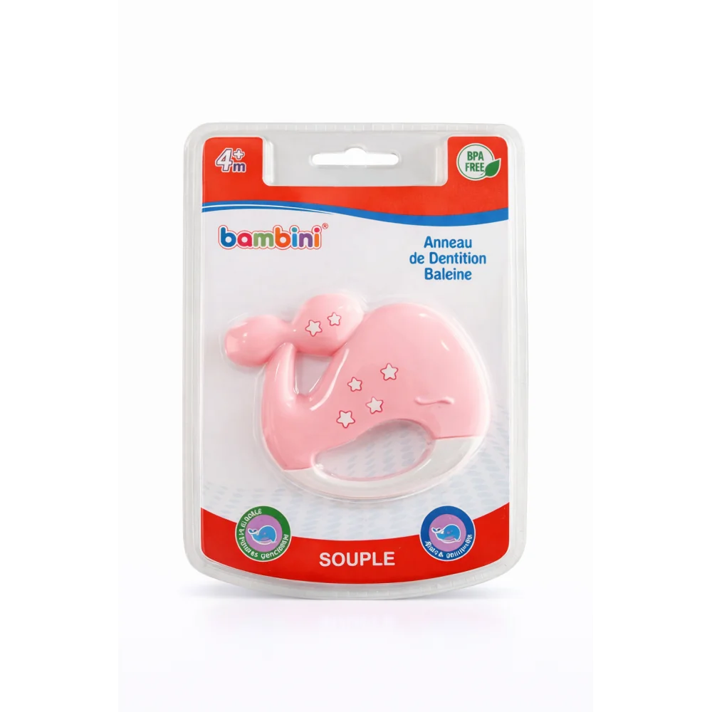 BAMBINI - ANNEAU DE DENTITION BALEINE REF 484