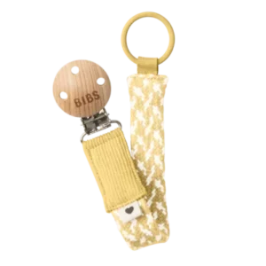 BIBS Attache Sucette Pale Butter Ivory