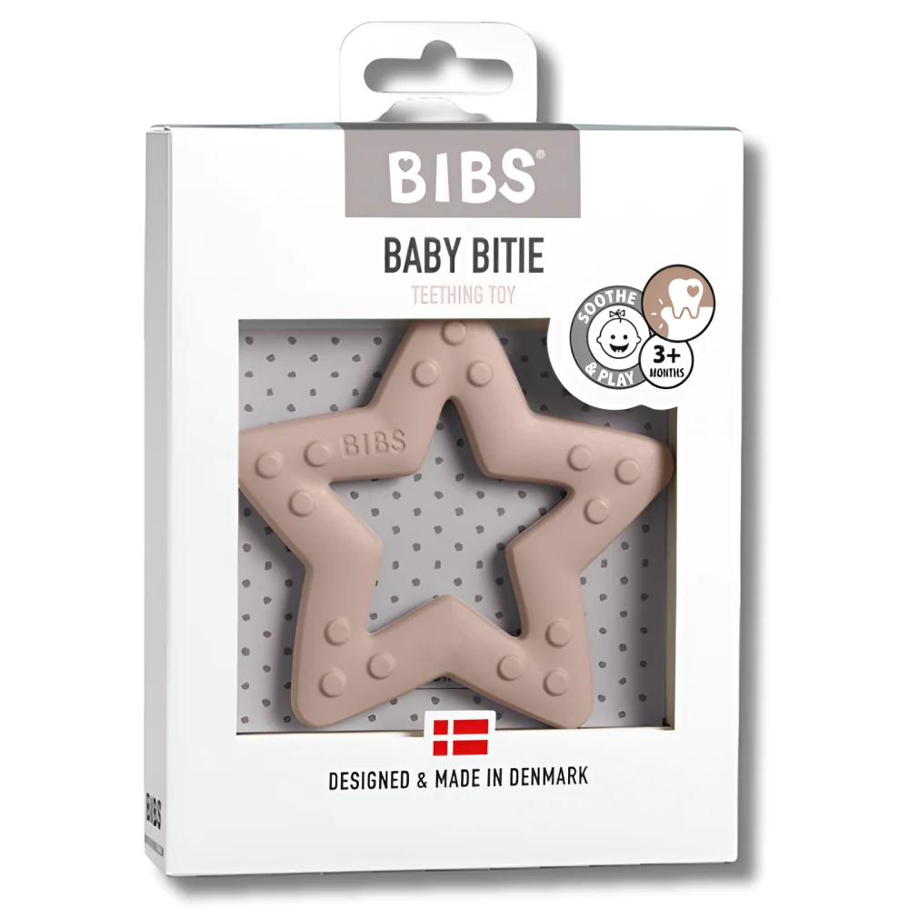BIBS - BABY BITIE ANNEAU DE DENTITION STAR BLUSH