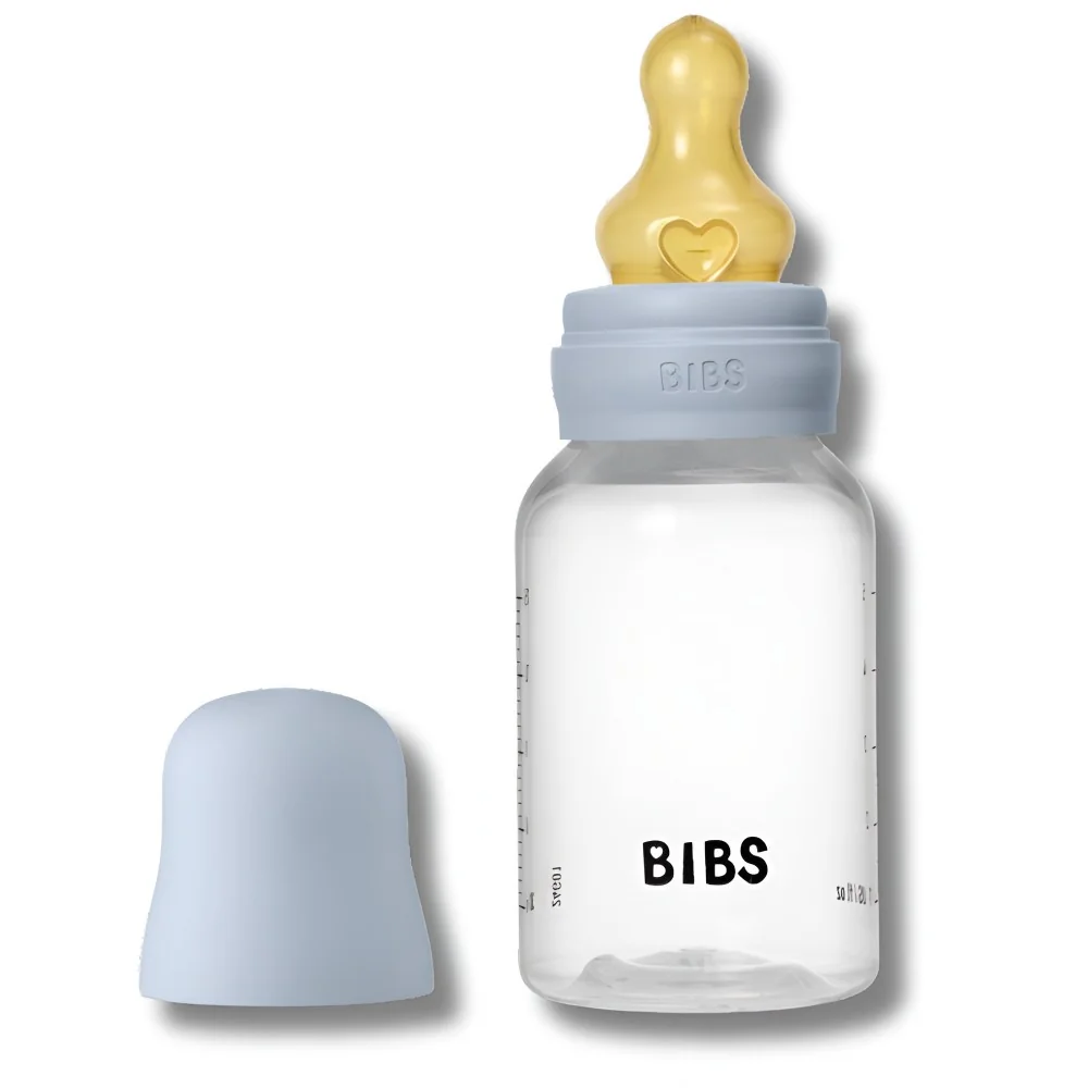 BIBS - BIBERON LATEX SLOW FLOW BLUE 150ML