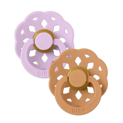 BIBS Boheme 2 Sucettes Taille 1 Violet Sky Pumpkin 0 a 6 mois