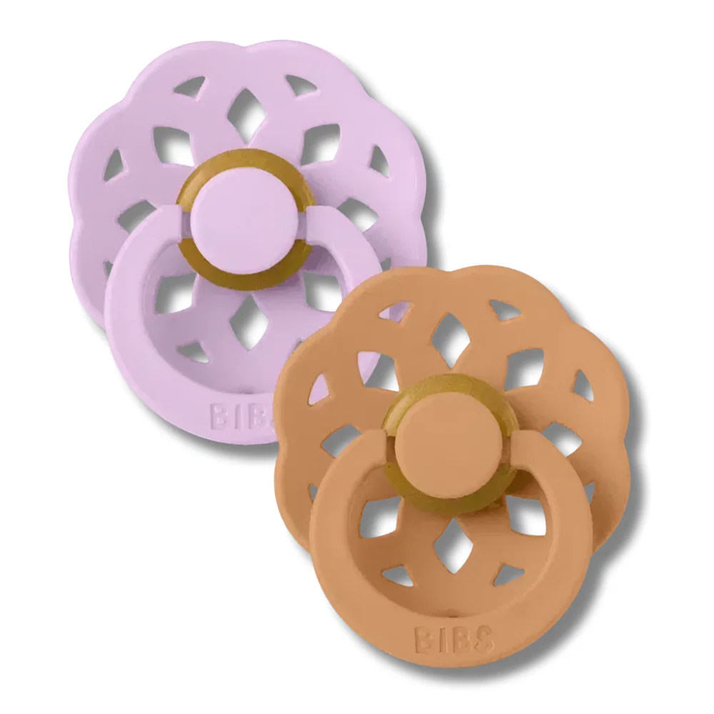 BIBS - BOHEME NATURAL RUBER LOT DE 2 SUCETTES 1ER AGE
