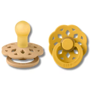 BIBS - BOHEME NATURAL RUBER LOT DE 2 SUCETTES 1ER AGE