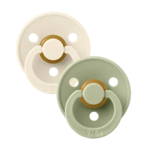 BIBS Colour 2 Sucettes Taille 3 Ivory Sage 18 mois+