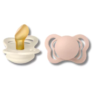 BIBS - COUTURE PACIFIER LOT DE 2 SUCETTES IVORY BLUSH TAILLE 1