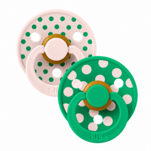 BIBS - LOT DE 2 SUCETTES COLOUR NATURAL PETAL CACTUS SIZE 2 +6MOIS
