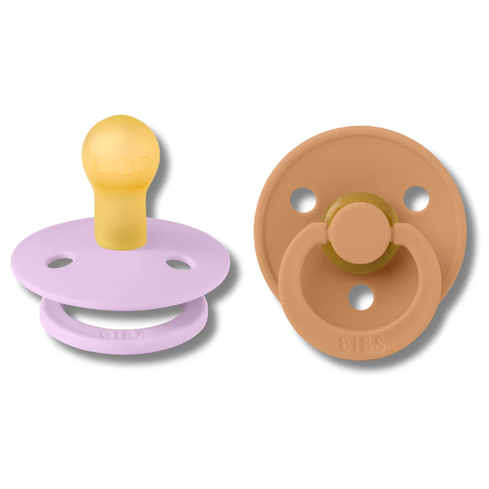 BIBS - NATURAL RUBBER LOT DE 2 SUCETTES 1ER AGE