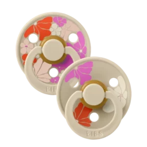 BIBS Studio Colour 2 Sucettes Taille 1 Morning Bloom Vanilla Mix 0 a 6 Mois