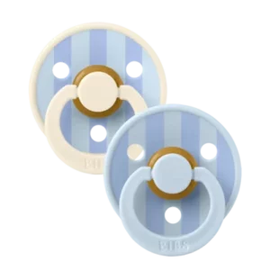 BIBS Studio Colour 2 Sucettes Taille 2 Baby Blue Dusty Blue Mix 6 a 18 Mois