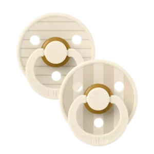 BIBS Studio Colour 2 Sucettes Taille 2 Pin Ivory Vanilla Mix 6 a 18 Mois
