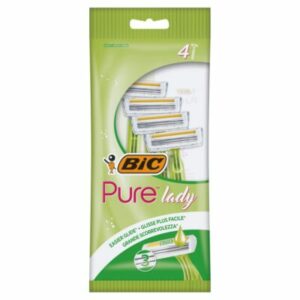 Bic Pure lady Rasoirs jetables 3 lames Aloe Vera 4 Piéces