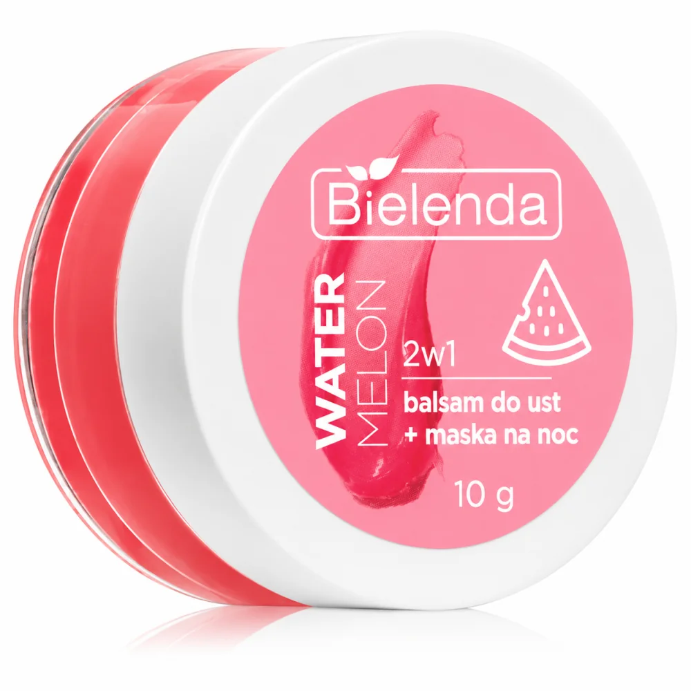 BIELENDA LIP CARE - MASQUE DE NUIT + BAUME 2EN1 JUS DE PASTÈQUE & BEURRE DE KARITÉ 10 G