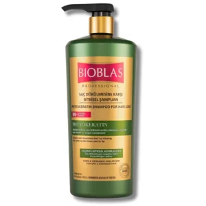 BIOBLAS - SHAMPOING PHYTOKÉRATINE CHEVEUX SECS ET ABÎMÉS ANTI CHUTE 1000 ML