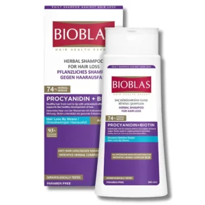BIOBLAS - SHAMPOOING ANTI CHUTE ANTI STRESS PROCYANIDIN+BIOTIN 360ML