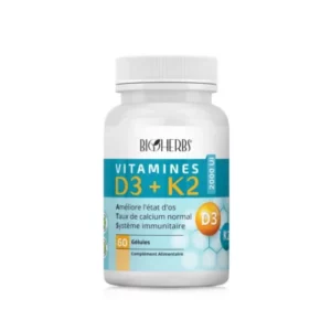 Bioherbs Vitamines D3+K2 30 gelules