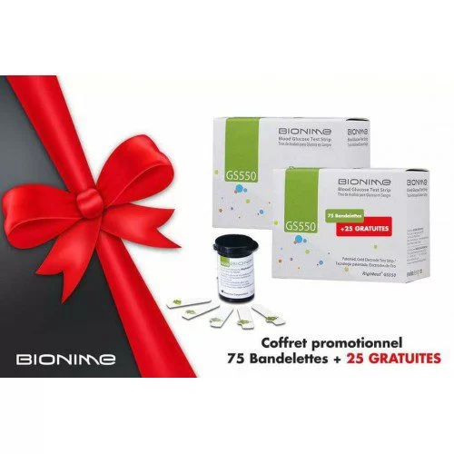 BIONIME Bandelettes BT75 + 25 Gratuit