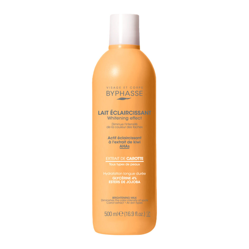 Byphasse Lait Corporel à L'extrait de Carotte Éclaircissante Whitening Effect 500ml
