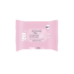 Byphasse lingettes démaquillantes 20 u. Protéines de lait visage et yeux.
