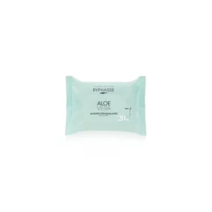BYPHASSE LINGETTES DEMAQUILLANTES ALOE VERA 20 UNITES