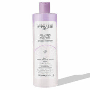 BYPHASSE Solution Micellaire Demaquillante 4 en 1 Biphasique Waterproof 500ml