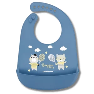 CANPOL BABIES - BAVOIR SILICONE BLEU +4MOIS REF74/027