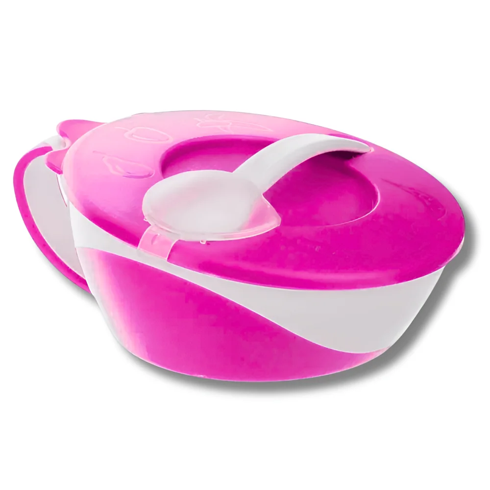 CANPOL BABIES - BOL ROSE 350 ML + CUILLERE 31/406