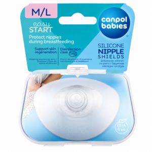 CANPOL BABIES - LOT DE 2 PROTÈGES MAMELONS EN SILICONE TAILLE M/L