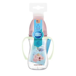 Canpol Biberon Anticolique Col Large Sleepy Koala Pink 240ml