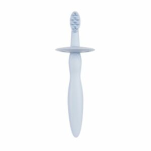 Canpol Brosse a Dents en Silicone avec Anneau de Dentition Bleu
