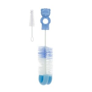 Canpol Brosse pour Biberons et Tetines avec Eponge Bleu