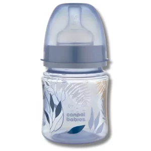CANPOL BABIES - BIBERON ANTICOLIQUE COL LARGE +0MOIS 120ML GOLD-35/239-BLU