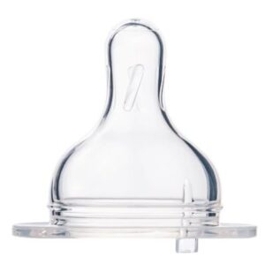 Canpol EasyStart Tetine en Silicone Lente pour Biberon a Col Large 3-6M